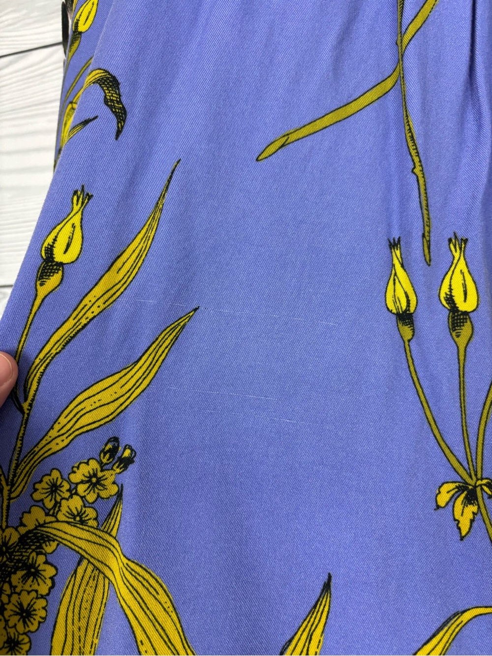 Maeve by Anthropologie Paz contrast button down size 2X multicolor floral - Picture 8 of 9